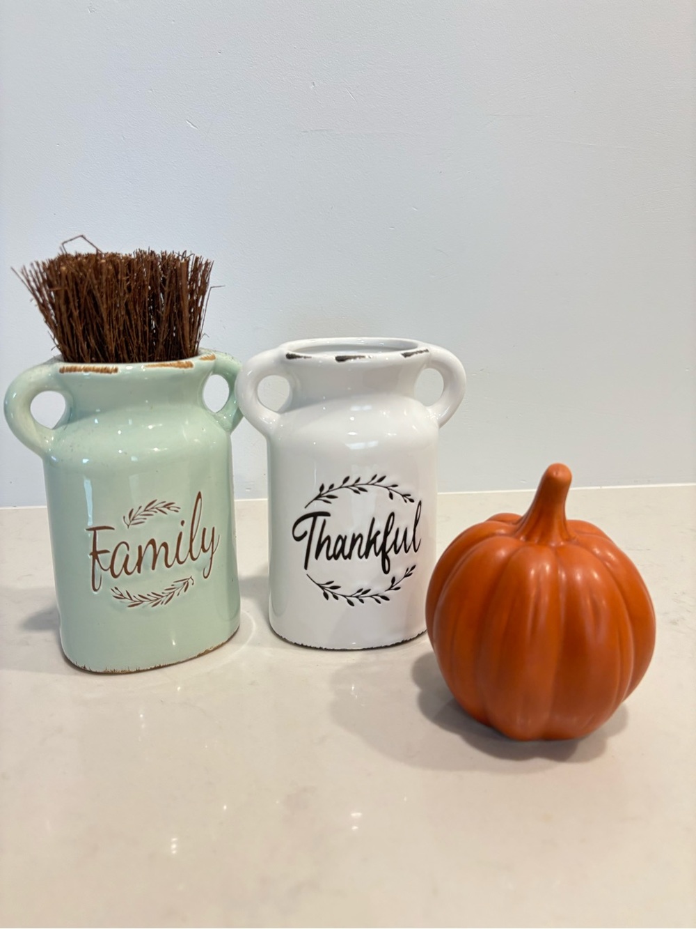 Farmhouse fall Autumn pumpkin decor thanksgiving